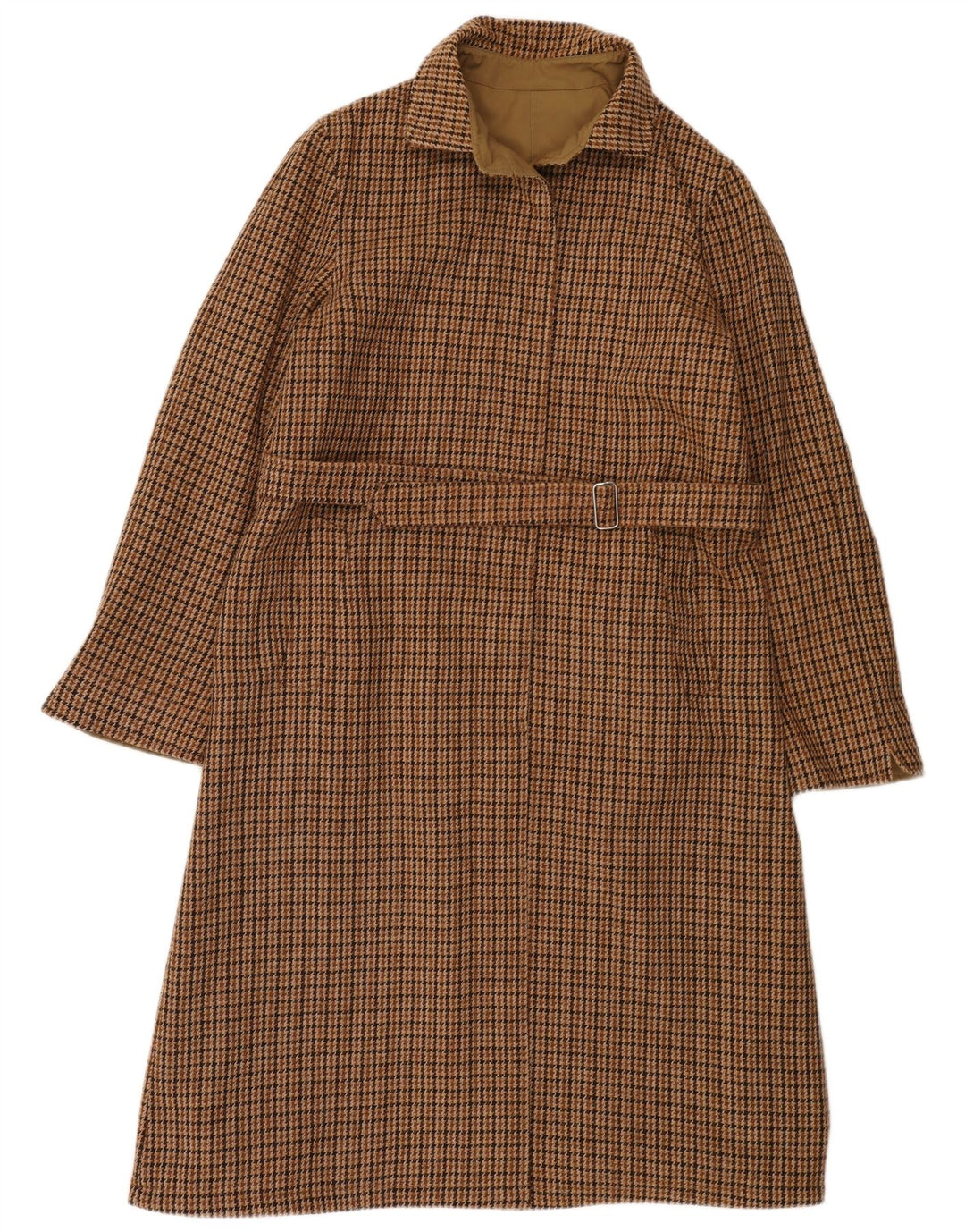 Salco Womens Reversible Trench Coat UK 14 Medium Khaki Polyester