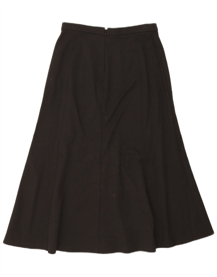 Orvis Womens Trumpet Skirt US 12 Medium W28  Black Polyester