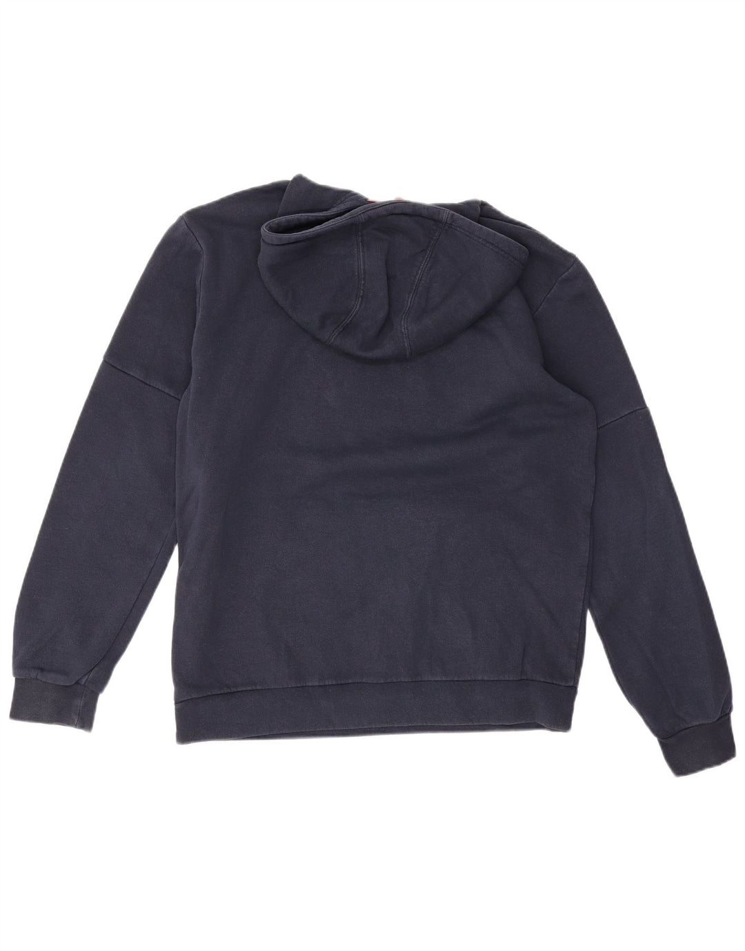 Adidas Mens Hoodie Jumper Medium Navy Blue Cotton