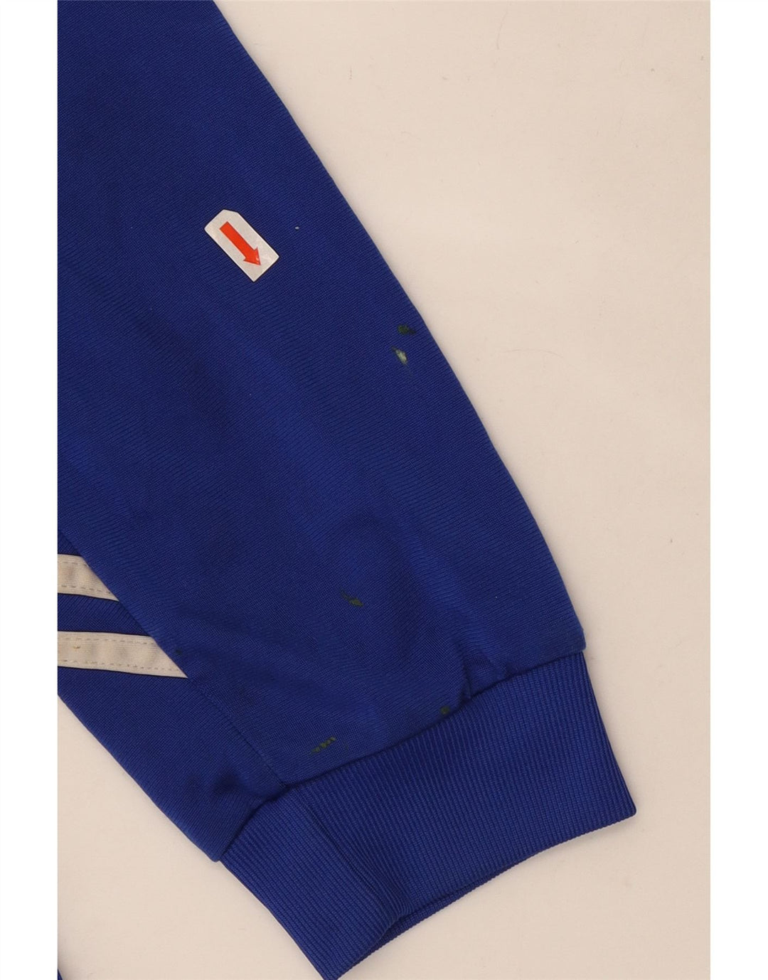 Adidas Mens Tracksuit Top Jacket Medium Blue Colourblock Polyester
