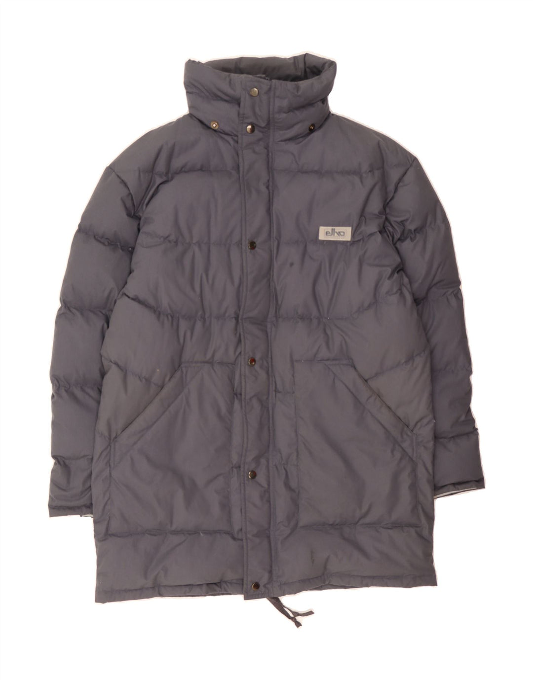 ELHO Mens Padded Coat IT 52 XL Grey Polyester Vintage Elho and Second-Hand Elho from Messina Hembry 
