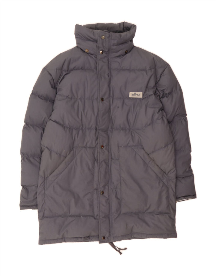 ELHO Mens Padded Coat IT 52 XL Grey Polyester Vintage Elho and Second-Hand Elho from Messina Hembry 