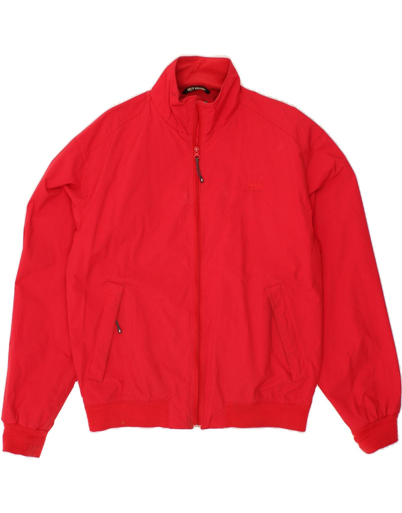 HELLY HANSEN Mens Bomber Jacket UK 40 Large Red Nylon | Vintage Helly Hansen | Thrift | Second-Hand Helly Hansen | Used Clothing | Messina Hembry 