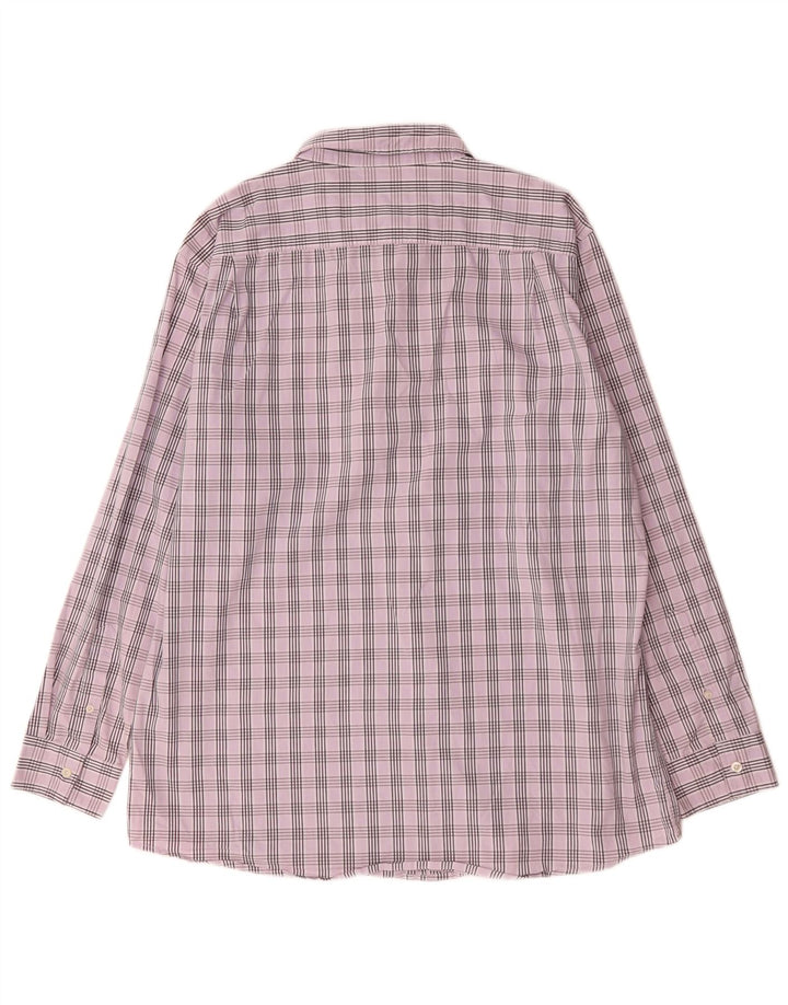 Lee Mens Shirt XL Purple Check Cotton