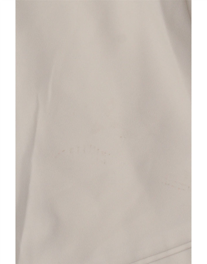 Zara Womens 3/4 Sleeve Open Blazer Jacket UK 10 Small White