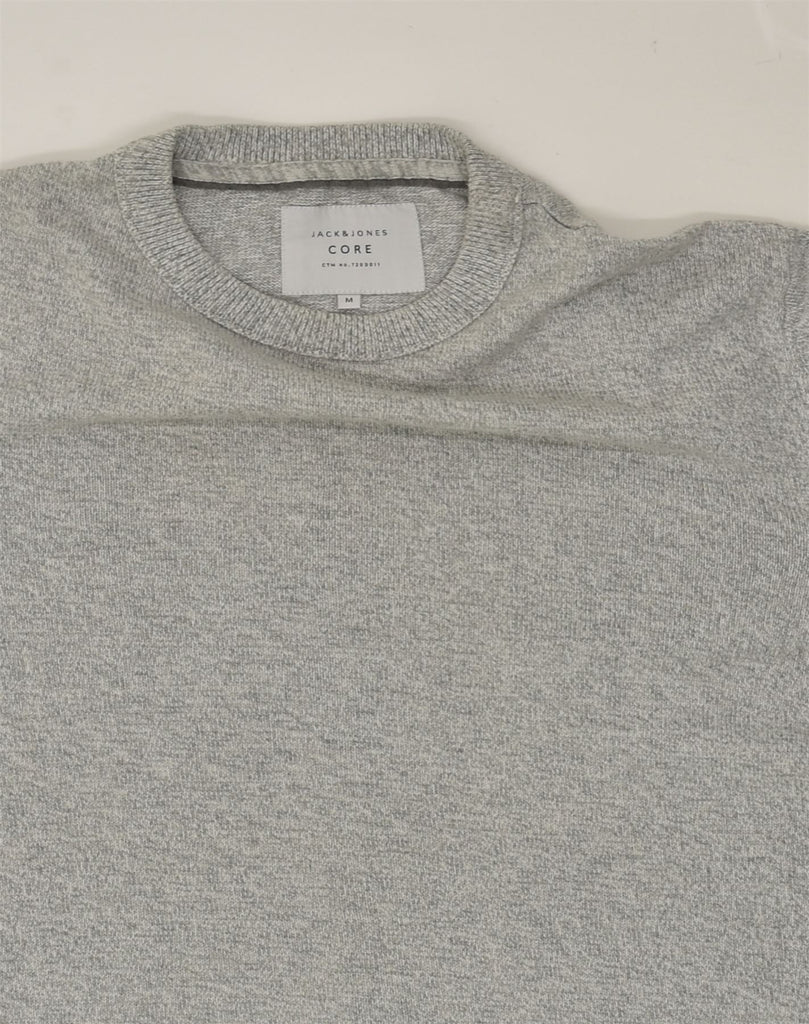 JACK & JONES Mens Crew Neck Jumper Sweater Medium Grey Cotton | Vintage Jack & Jones | Thrift | Second-Hand Jack & Jones | Used Clothing | Messina Hembry 