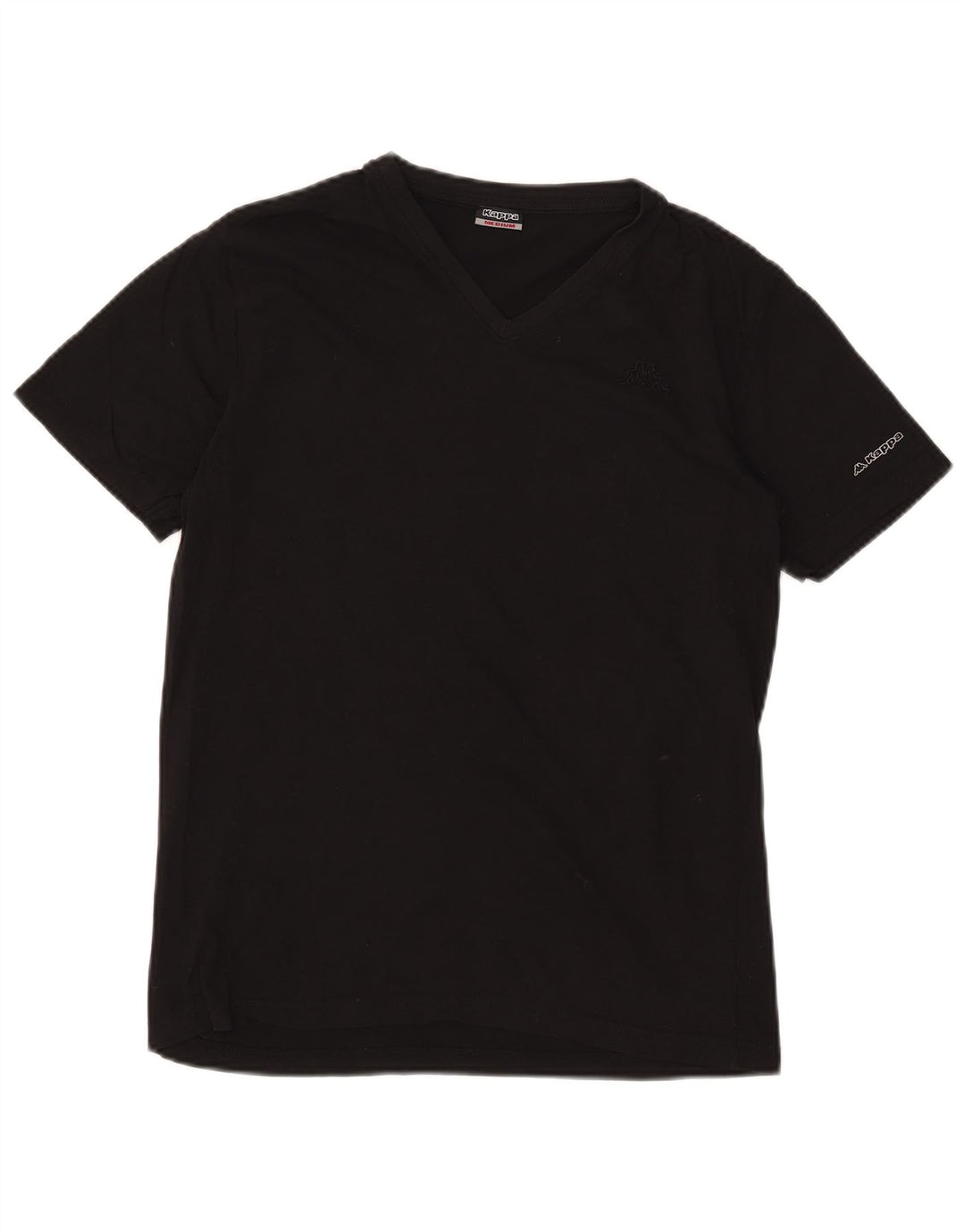Kappa Mens T-Shirt Top Medium Black