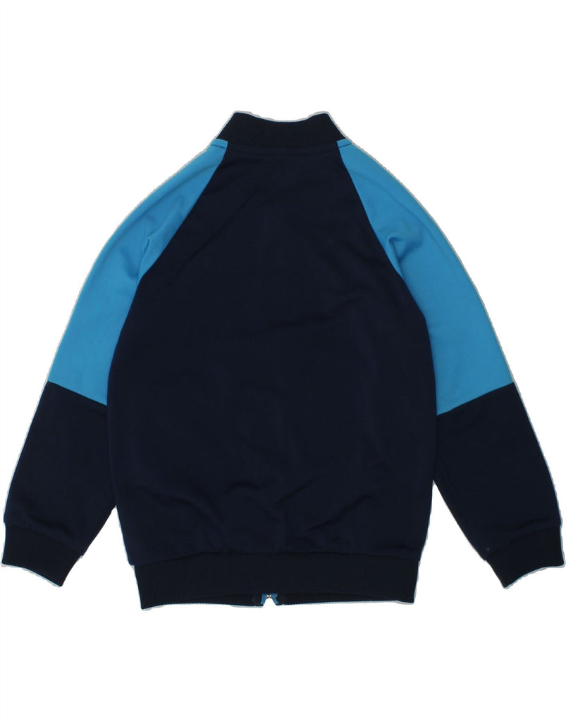 ADIDAS Boys Graphic Tracksuit Top Jacket 3-4 Years Navy Blue Colourblock | Vintage Adidas | Thrift | Second-Hand Adidas | Used Clothing | Messina Hembry 