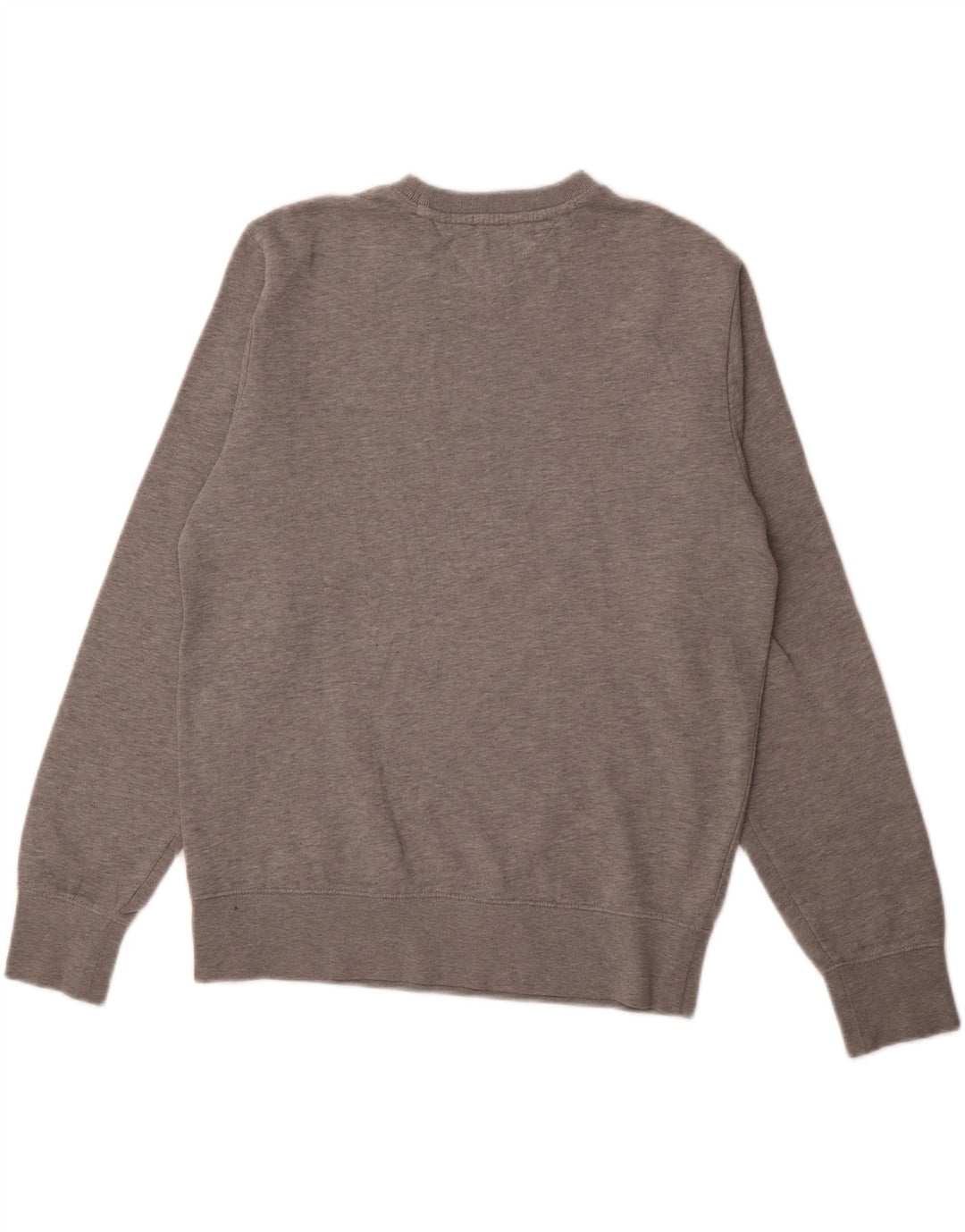 TOMMY HILFIGER Mens Vintage Fit Graphic Sweatshirt Jumper Large Grey Vintage Tommy Hilfiger and Second-Hand Tommy Hilfiger from Messina Hembry 