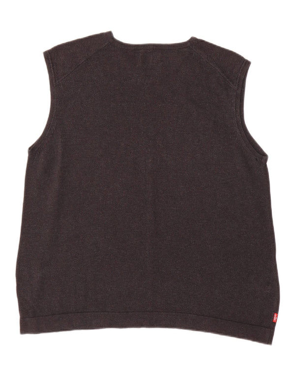 Levi's Mens Vest Tank Top Medium Grey