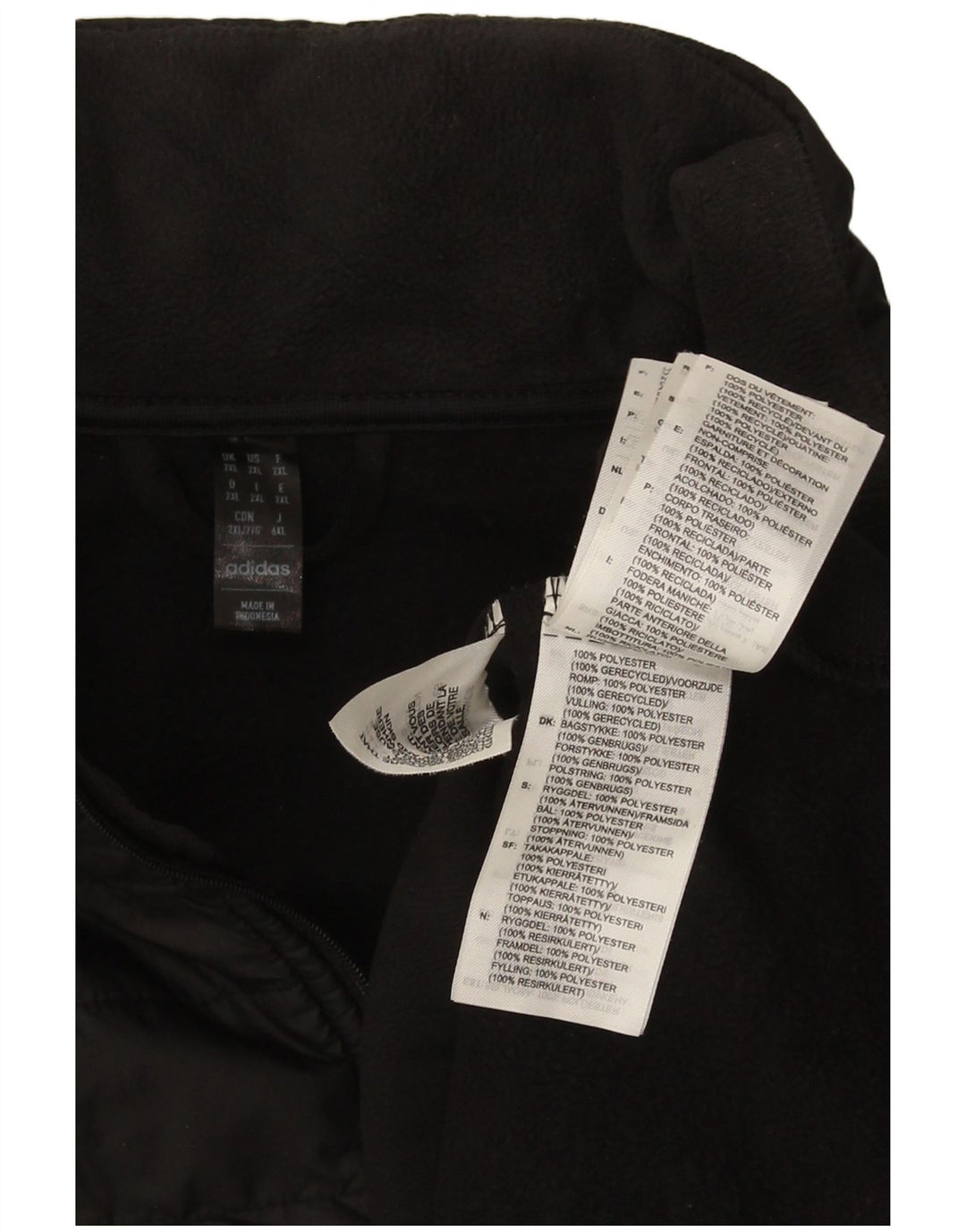 Adidas Mens Aeroready Pullover Tracksuit Top Jacket 2XL Black Polyester