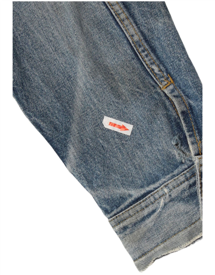 Meltin' Pot Womens Denim Jacket UK 18 XL Blue Cotton