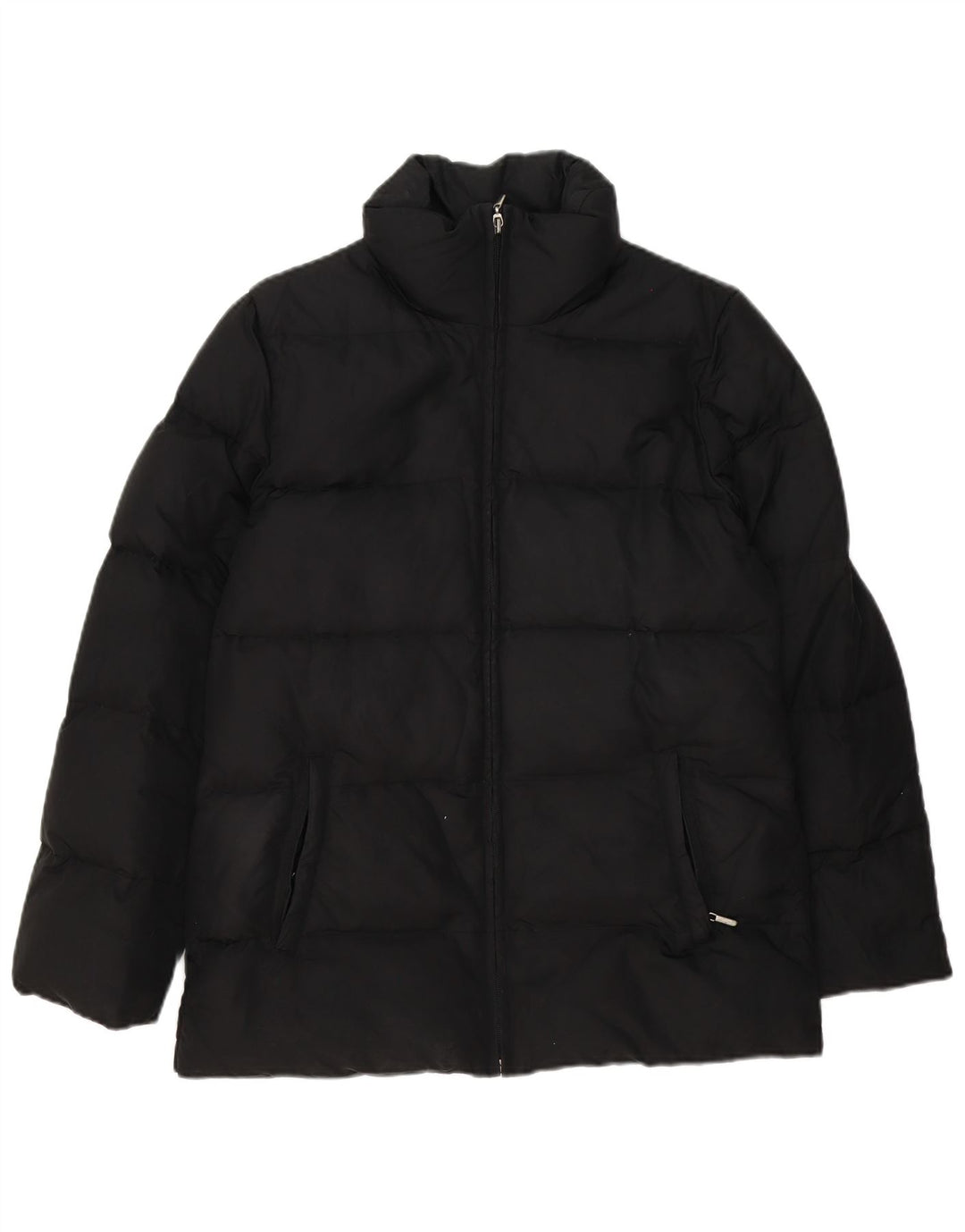 Zara Womens Padded Jacket UK 14 Medium Black Polyamide