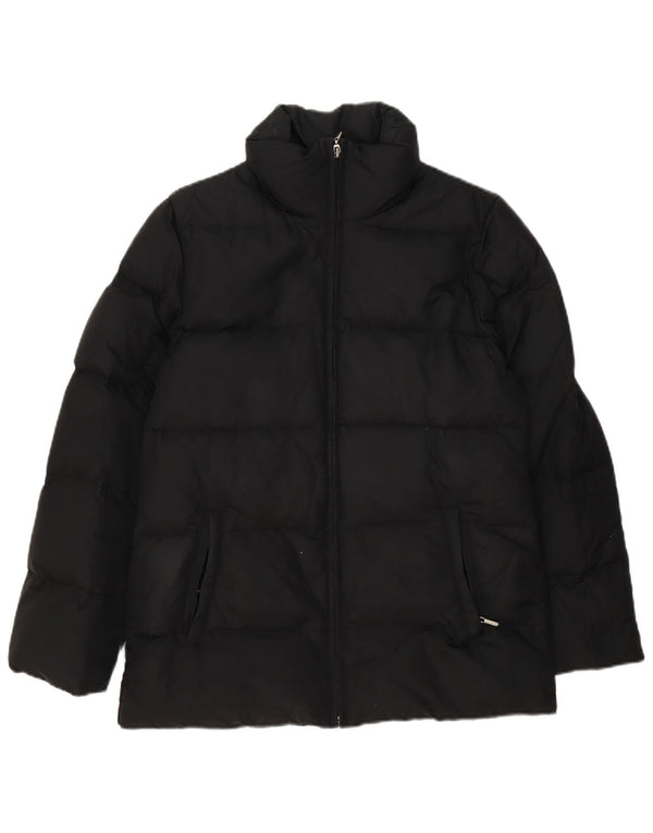 Zara Womens Padded Jacket UK 14 Medium Black Polyamide