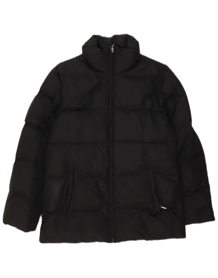 Zara Womens Padded Jacket UK 14 Medium Black Polyamide