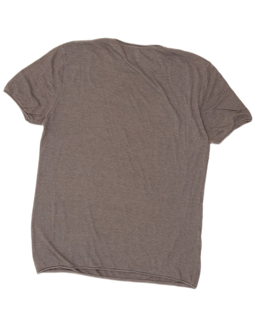 Zara Mens T-Shirt Top Large Grey