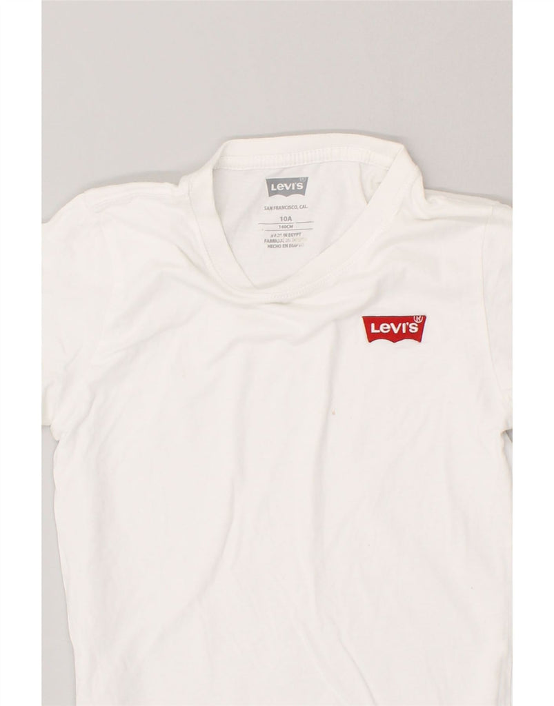 LEVI'S Boys T-Shirt Top 9-10 Years White | Vintage Levi's | Thrift | Second-Hand Levi's | Used Clothing | Messina Hembry 