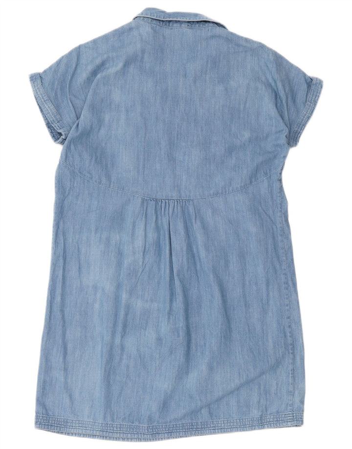 Fat Face Womens Denim Dress UK 14 Large Blue