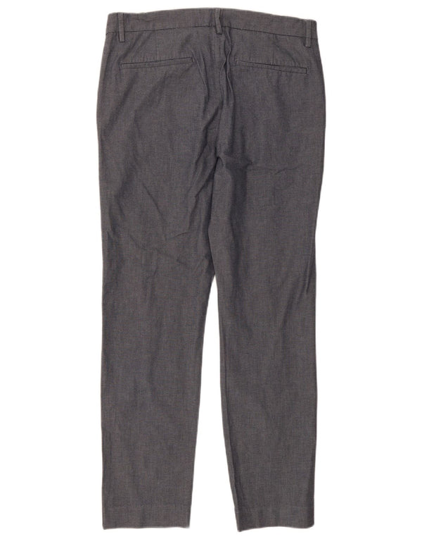Marks & Spencer Mens Slim Fit Chino Trousers W32 L29 Navy Blue Spotted