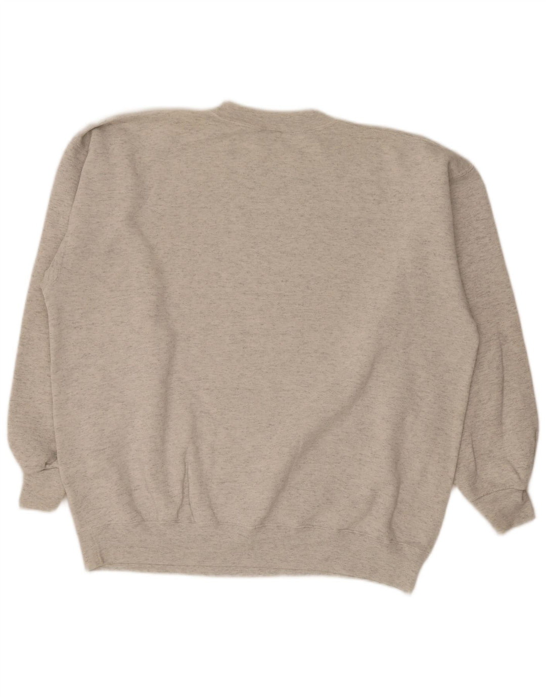 Vintage Mens Graphic Sweatshirt Jumper XL Grey Cotton