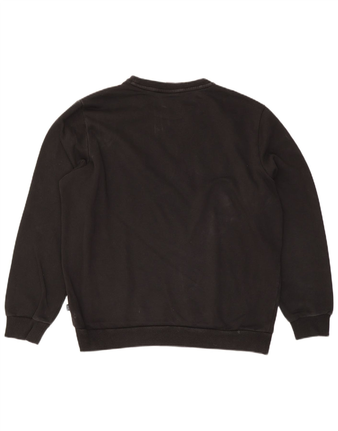 Puma Mens Sweatshirt Jumper Large Black Cotton