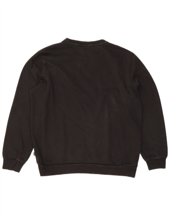 Puma Mens Sweatshirt Jumper Large Black Cotton