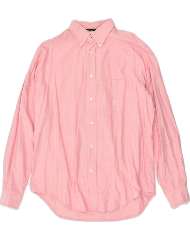 HENRY COTTONS Mens Shirt Size 43 Large Pink Cotton | Vintage Henry Cottons | Thrift | Second-Hand Henry Cottons | Used Clothing | Messina Hembry 