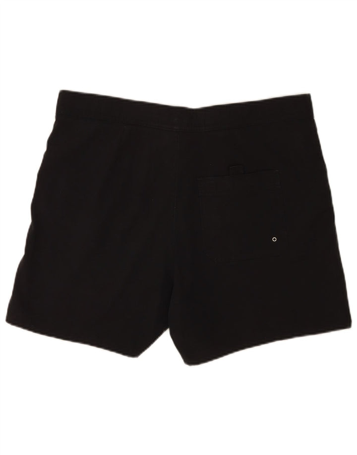 Bear Mens Chino Shorts W34 Large Black Polyester