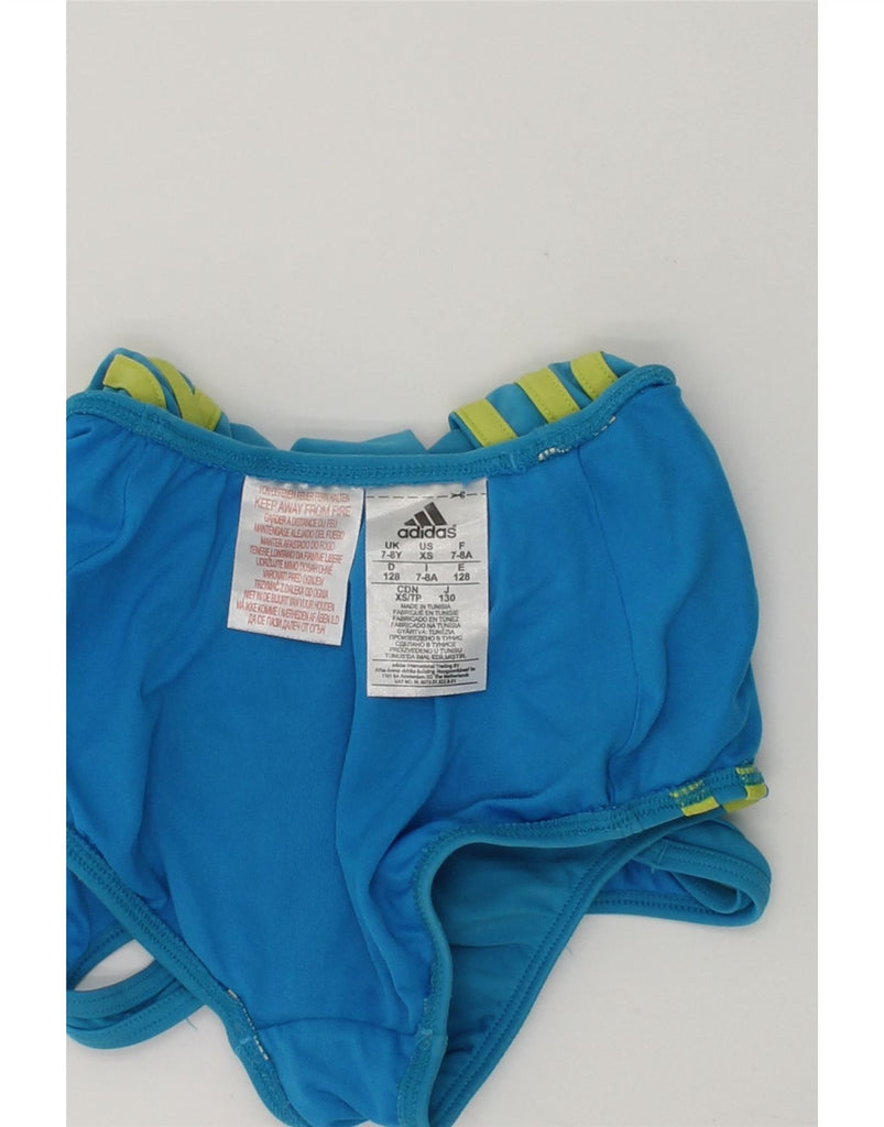 ADIDAS Girls Swimwear 7-8 Years Blue | Vintage Adidas | Thrift | Second-Hand Adidas | Used Clothing | Messina Hembry 