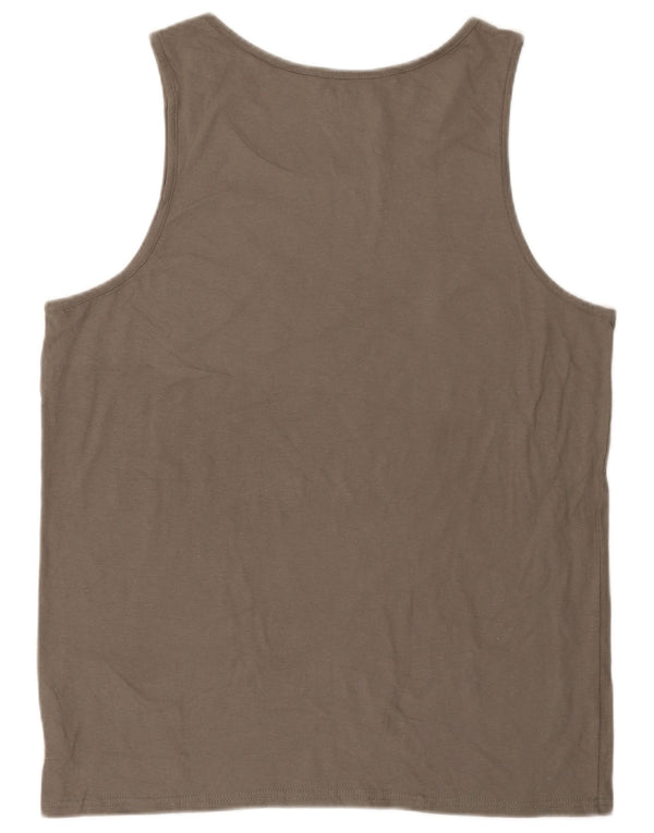 Oakley Mens Graphic Vest Top Large Grey Cotton