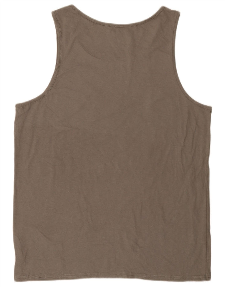 Oakley Mens Graphic Vest Top Large Grey Cotton