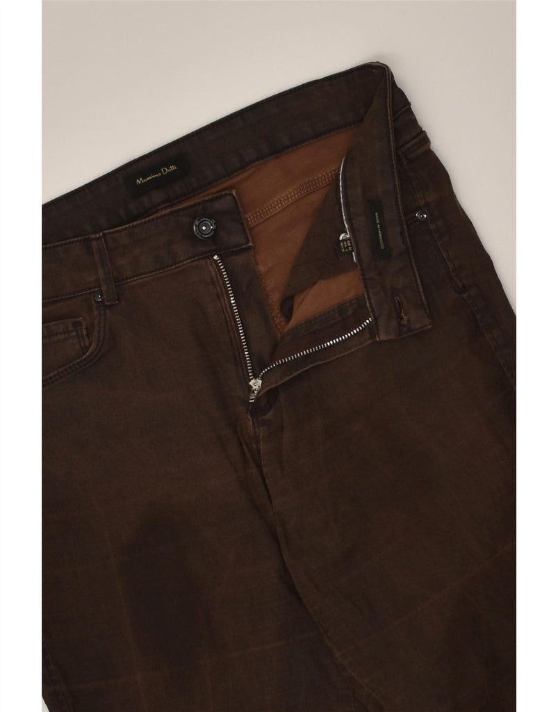 MASSIMO DUTTI Womens Slim Casual Trousers EU 40 Medium W30 L29  Brown Vintage Massimo Dutti and Second-Hand Massimo Dutti from Messina Hembry 