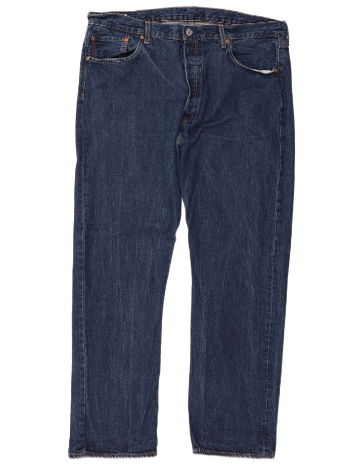 Levi's Mens 501 Straight Jeans W40 L32 Blue Cotton