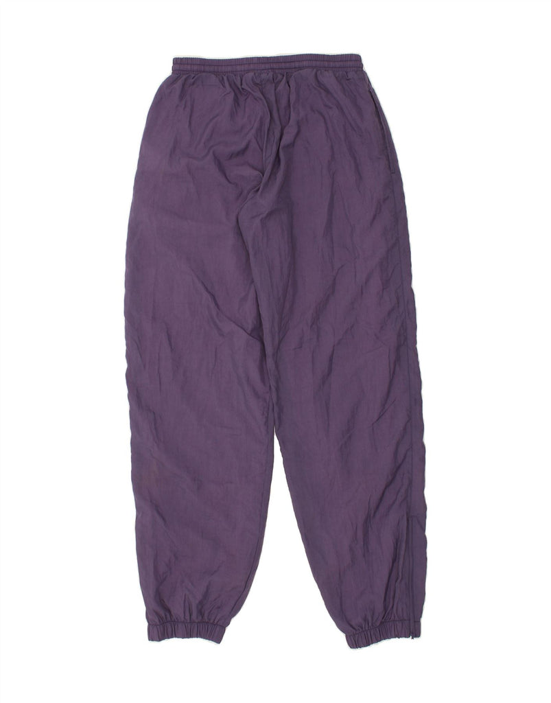 ACTIVE Womens Tracksuit Trousers Joggers UK 12 Medium Purple Polyamide Vintage Active and Second-Hand Active from Messina Hembry 