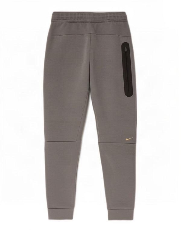 Nike Boys Tracksuit Trousers Joggers 12-13 Years Large Grey Colourblock