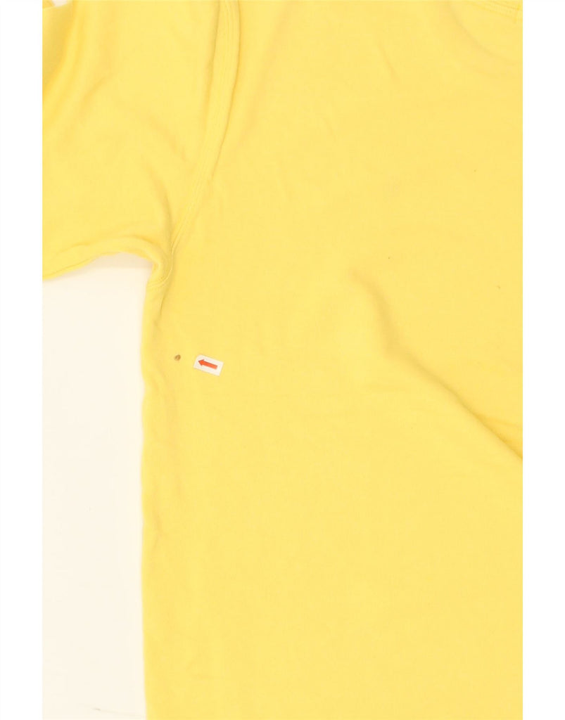 POLO RALPH LAUREN Womens Sweatshirt Jumper UK 18 XL Yellow Cotton | Vintage Polo Ralph Lauren | Thrift | Second-Hand Polo Ralph Lauren | Used Clothing | Messina Hembry 