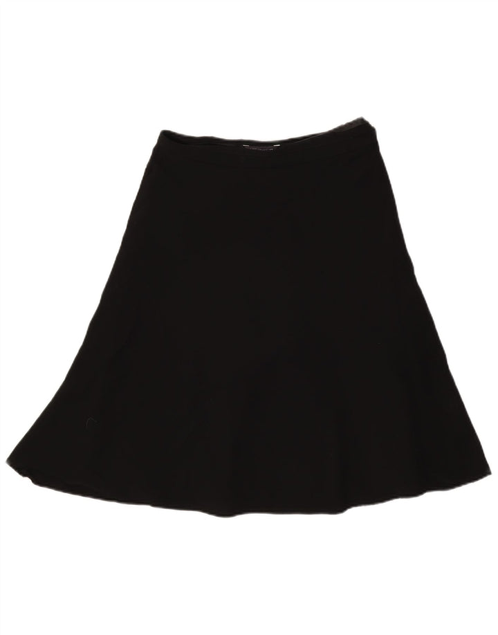 Marks & Spencer Womens A-Line Skirt UK 10 Small W27  Black Polyester