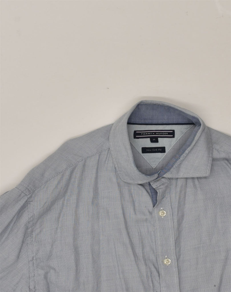 TOMMY HILFIGER Mens New York Fit Shirt Medium Grey Cotton | Vintage Tommy Hilfiger | Thrift | Second-Hand Tommy Hilfiger | Used Clothing | Messina Hembry 