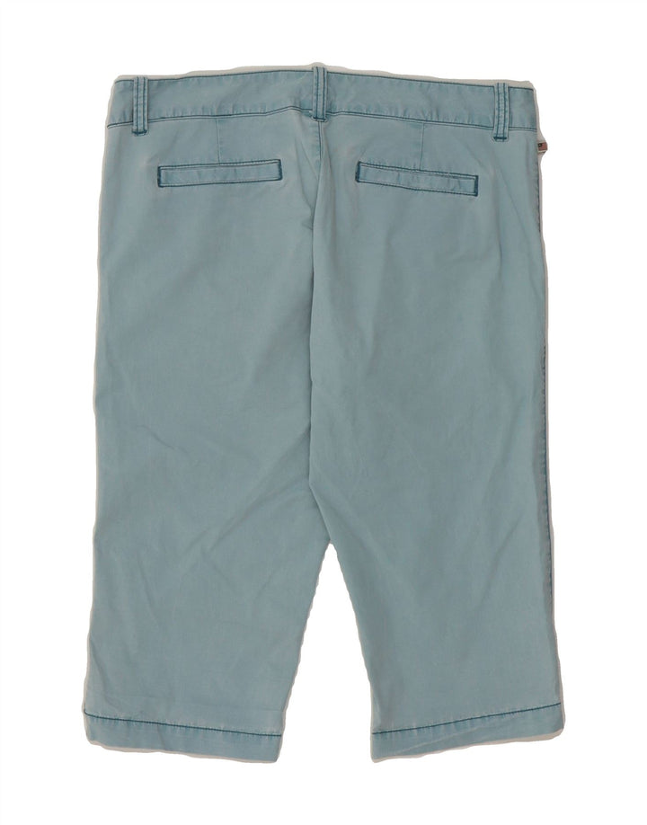 POLO RALPH LAUREN Womens Chino Shorts W29 Medium Blue Cotton Vintage Polo Ralph Lauren and Second-Hand Polo Ralph Lauren from Messina Hembry 