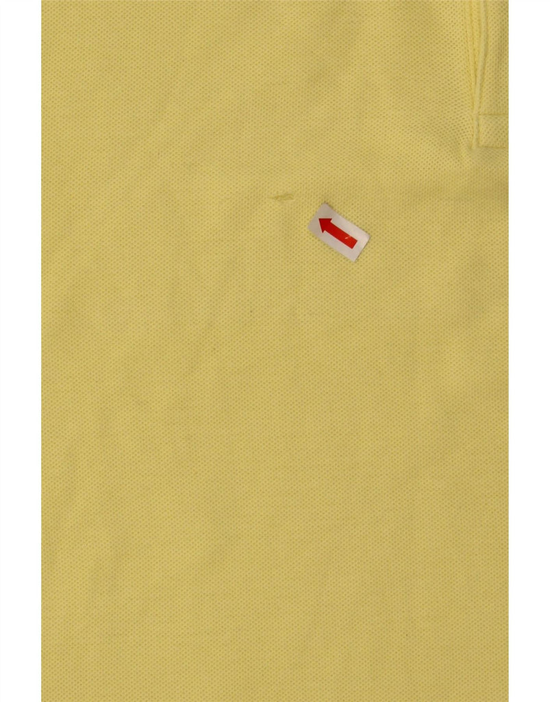 DIADORA Mens Polo Shirt Small Yellow Cotton Vintage Diadora and Second-Hand Diadora from Messina Hembry 