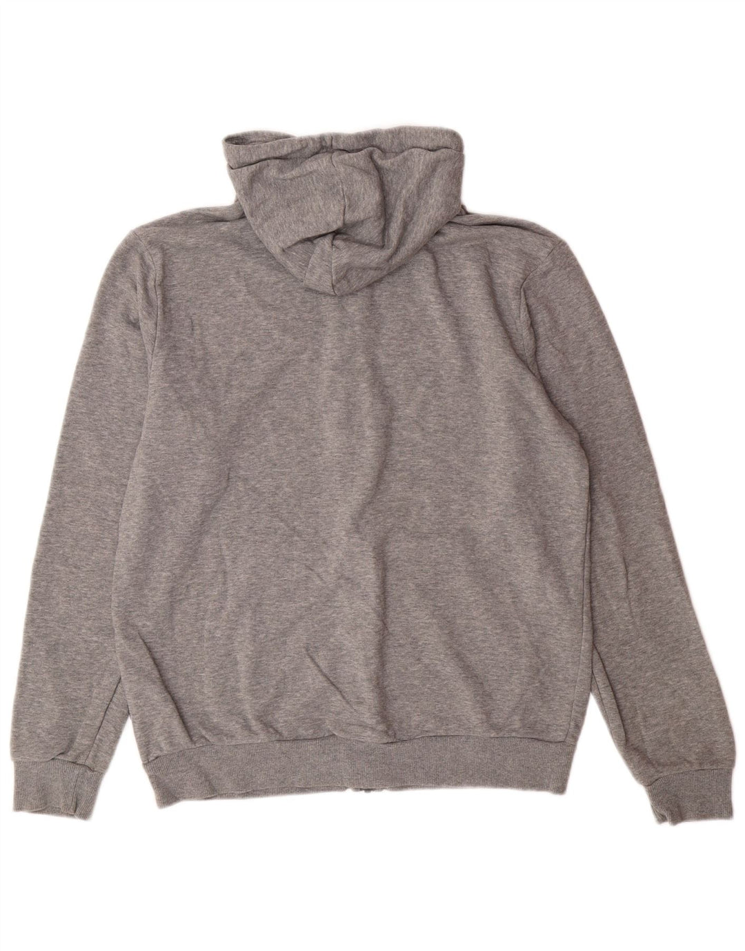 PUMA Mens Zip Hoodie Sweater Medium Grey Cotton
