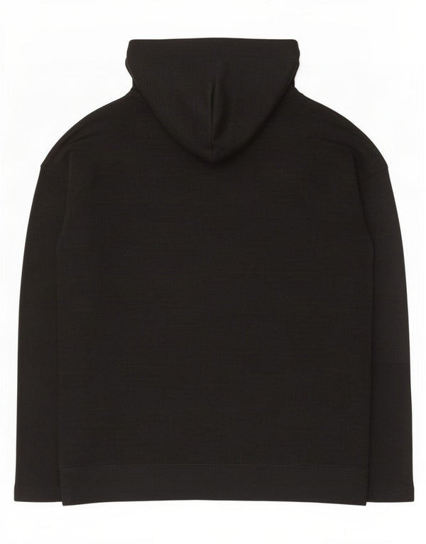 Gap Womens Hoodie Jumper UK 10 Small Black Polyester