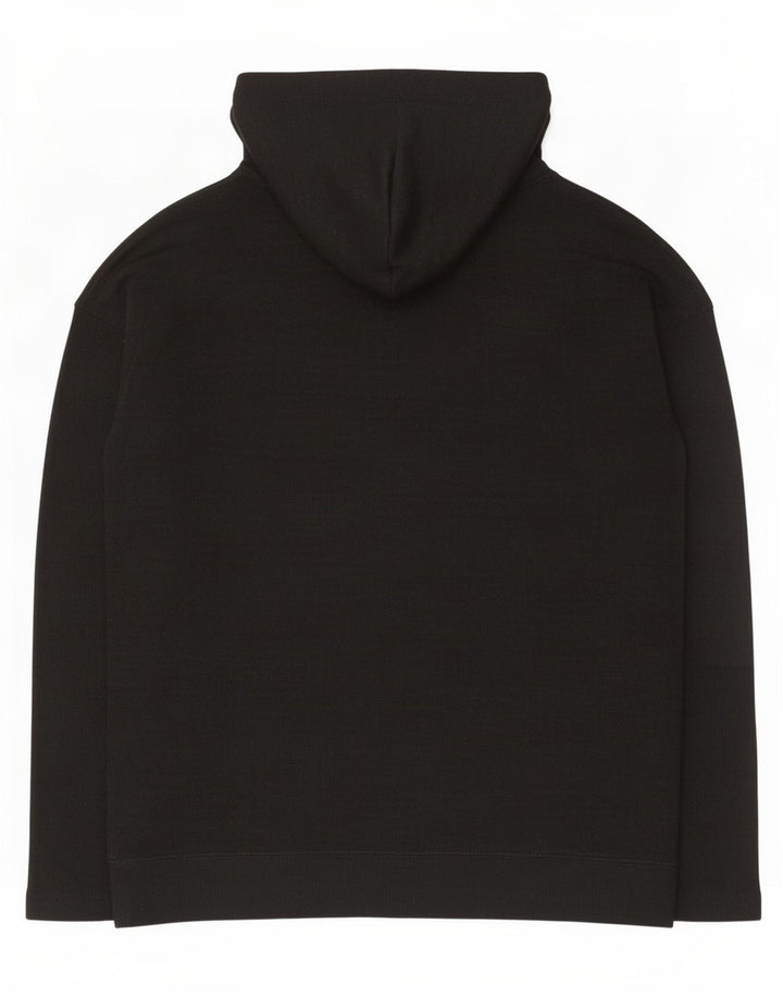 Gap Womens Hoodie Jumper UK 10 Small Black Polyester