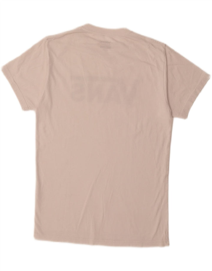 VANS Mens Classic Fit Graphic T-Shirt Top Small White Cotton Vintage Vans and Second-Hand Vans from Messina Hembry 