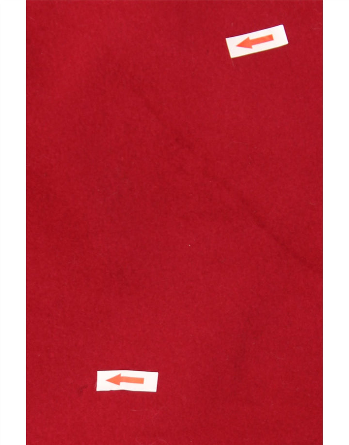 Vintage Womens Oversized Overcoat IT 53 2XL Red Wool