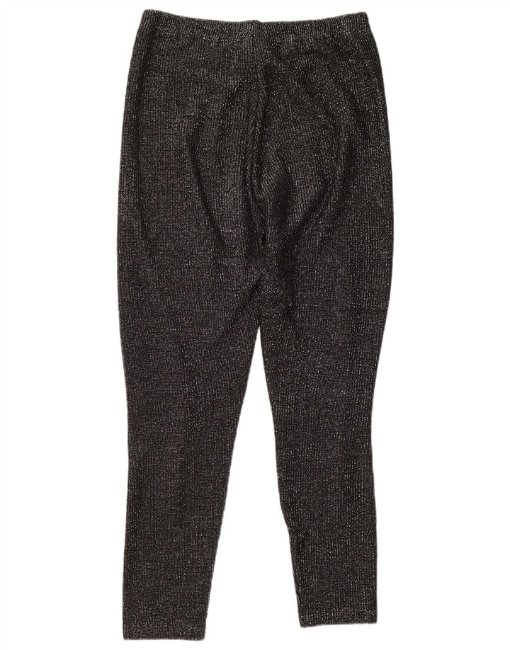 Meico Womens Leggings IT 42 Medium  Black Flecked Polyacrylic
