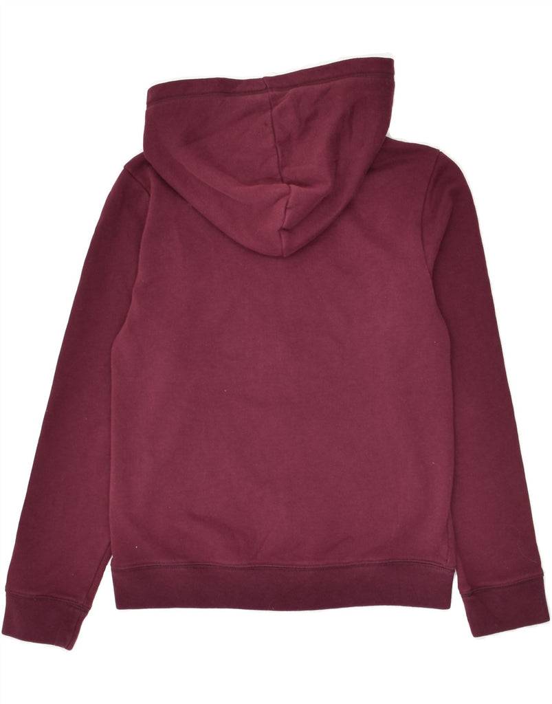 UNDER ARMOUR Girls Zip Hoodie Sweater 10-11 Years Medium Burgundy | Vintage Under Armour | Thrift | Second-Hand Under Armour | Used Clothing | Messina Hembry 