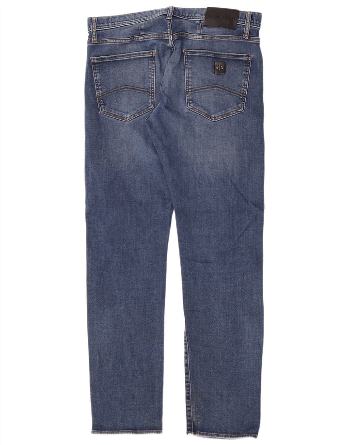 Armani Exchange Mens Slim Jeans W34 L32 Blue