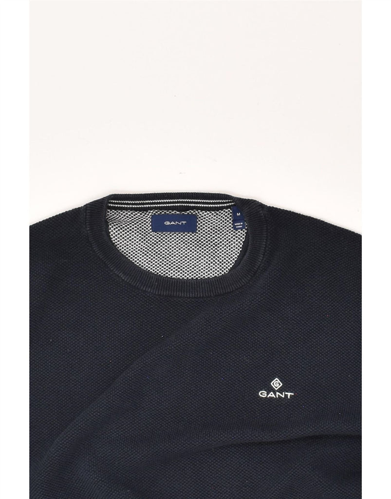 GANT Mens Sweatshirt Jumper Medium Navy Blue Vintage Gant and Second-Hand Gant from Messina Hembry 