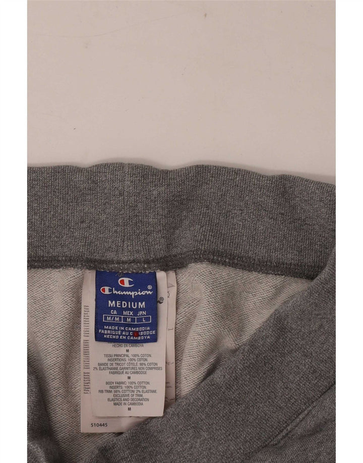 Champion Mens Graphic Sport Shorts Medium Grey Cotton